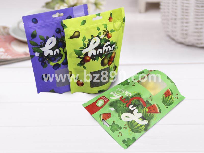 Manufacturer printed customized snack candy packaging bag color printing logo
